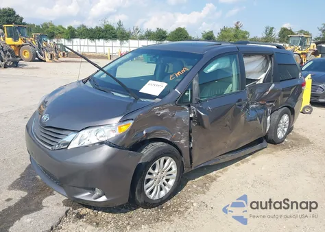 2011 Toyota Sienna Xle V6 z USA, uszkodzony, nr VIN 5TDYK3DC5BS028346